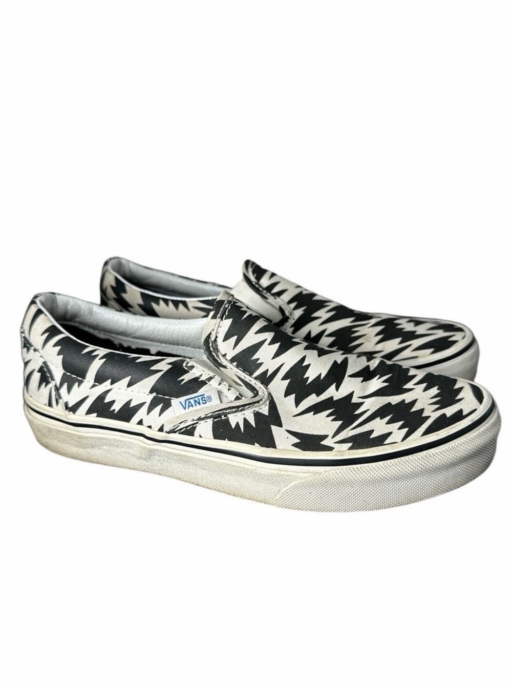 VANS Off the Wall Eley Kishimoto Black White Womens Size 5.5
